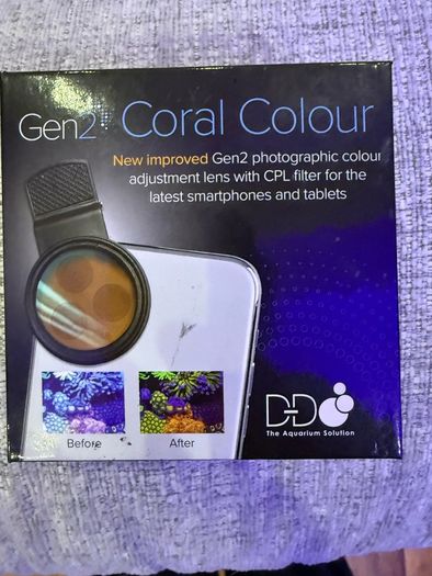 DD Coral Colour Clip Lens