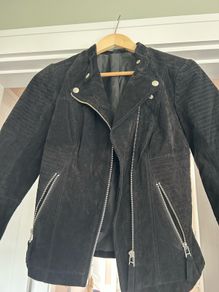 Leather suede biker jacket -  Esmara by Heidi Klum