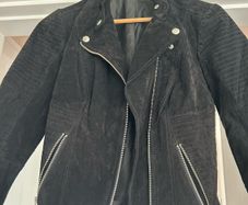 Leather suede biker jacket -  Esmara by Heidi Klum