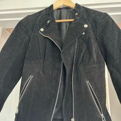 Leather suede biker jacket -  Esmara by Heidi Klum