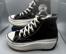 Converse Run Star Hike Platform Trainers Black JW Anderson Womens UK 5 EU 38