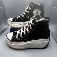 Converse Run Star Hike Platform Trainers Black JW Anderson Womens UK 5 EU 38