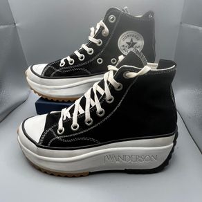 Converse Run Star Hike Platform Trainers Black JW Anderson Womens UK 5 EU 38