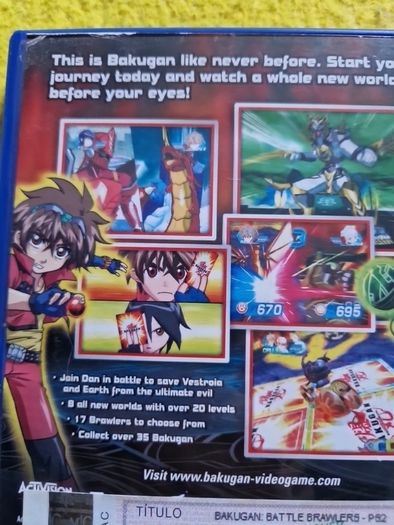 Bakugan PlayStation2 Ps2 Games Original