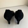 Van Dal Peep Toe Wedge Shoes, Black, Size 6.5 D Image 5