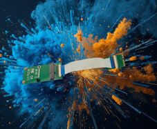 M.2 NVMe SSD Extension Ribbon Cable - NFHK N-1064Y