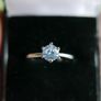 Vintage Sterling Silver 925  Ring size P - 2,16g Image 2