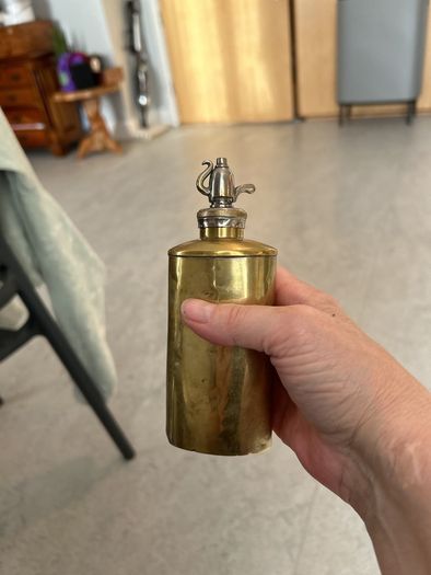 old brass bottle