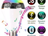 Smartbulb Wireless Bluetooth Speaker LED RGB Bulb App Controlled