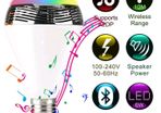 Smartbulb Wireless Bluetooth Speaker LED RGB Bulb App Controlled