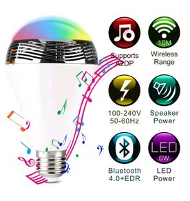 Smartbulb Wireless Bluetooth Speaker LED RGB Bulb App Controlled