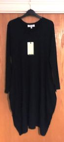 CD THE EDIT Classic Black Jersey Dress 40 New