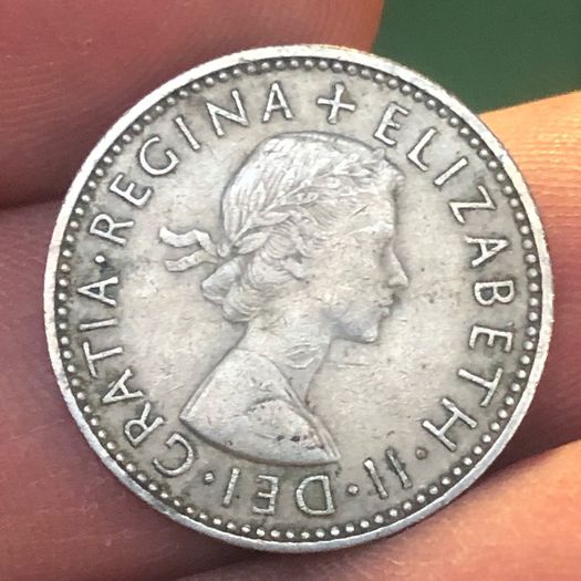 1962 One Shilling Elizabeth II