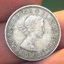 1962 One Shilling Elizabeth II Image 2