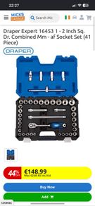 Draper Expert 41 Piece socket set 1/2