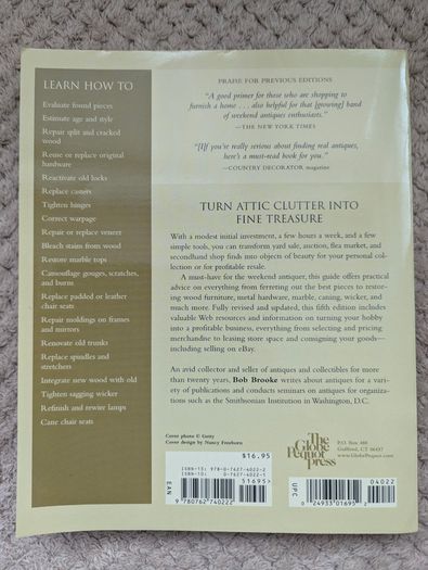 How to Recognize & Refinish Antiques Bob Brooke Furniture Restoration Guide
