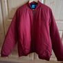 ADIDAS Bomber Jacket - Dark Red - Brand New - 2XL Image 8