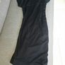 Sportmax black mock wrap dress size small uk8-10 Image 9