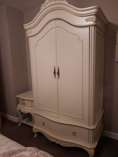 solid wood wardrobe