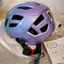 Bike Helmet Gradient Blue/Purple with LED Light Image 2