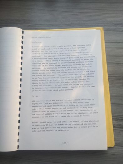 Vintage Building Advanced Course Notes