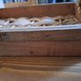 Rustic Handmade Wooden Basket Tray Image 5