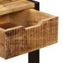 Sideboard with 3 Drawers 110x35x75 cm Solid Mango Wood Image 6