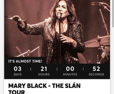 Mary Black Slan Tour Tickets X 2