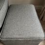 Grey fabric corner sofa Image 4