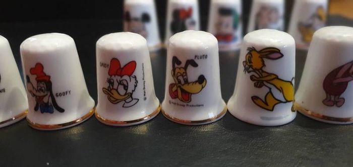 Disney Themed Bone China Thimble Collection