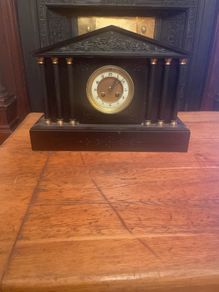 Old marble clock