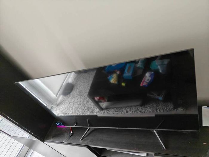 55 inch QLED TV with original box, stand and remote - excellent condition