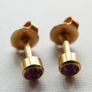 Quartz Crystal October Birthstone, 24kt Gold Plated  Earrings Image 8