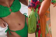 bikini matching beach skirt