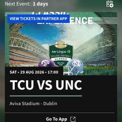 2 Tickets American Football Aviva