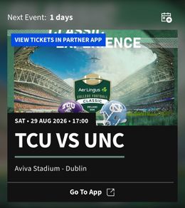 2 Tickets American Football Aviva