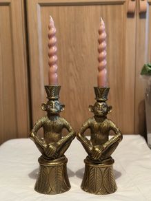 Vintage Brass  Candlestick Holders