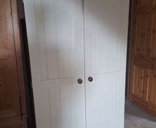 cream wardrobe