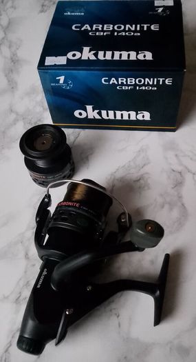 Okuma Carbonite XP CBF 140a Baitfeeder Carp Reel