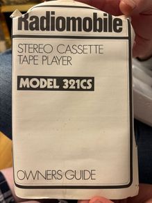 Stereo Cassette Tape Player