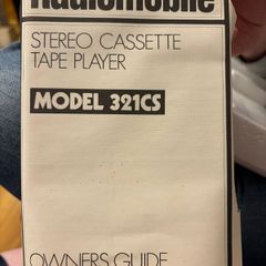 Stereo Cassette Tape Player