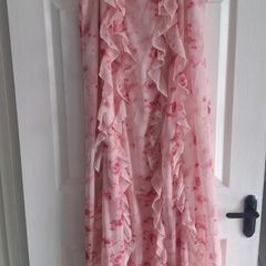 Long Floral print dress,  size L