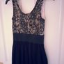 Lipsy Black and Pink Dress - Size 6 Image 5