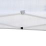 3 x 3m Pop Up Gazebo, No Side Walls, for Parties, Picnic, with Carrying Bag, White Image 9