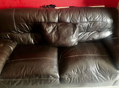 leather 2 seater