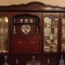 Mahogany Display Unit with Drinks Cabinet Image 5