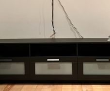 Black IKEA TV Stand/Cabinet