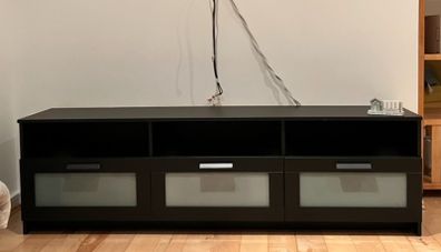 Black IKEA TV Stand/Cabinet