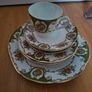 10 Piece Green & Orange china Image 2