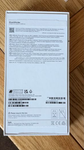 iPhone 16 pro max 1Tb still in warranty